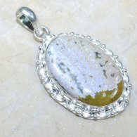 תליון כסף 925 בשיבוץ ג'ספר אוושן