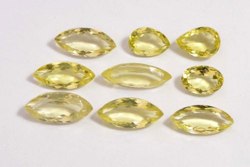 סיטרין Citrine מלוטש לשיבוץ כ : 8 קרט יחידה (ברזיל) מידה: כ:: 7*10*23 מ"מ