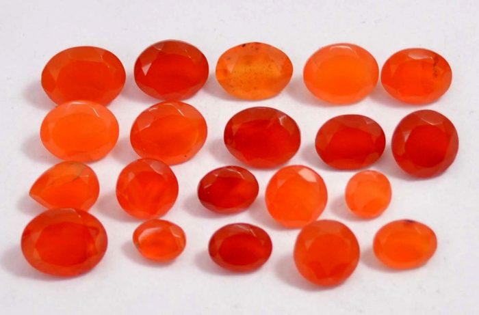 קרנליאן Carnelian מלוטש לשיבוץ 2-3 קרט יחידה