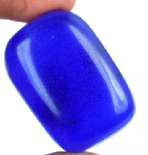 ספיר Sapphire כחול מלוטש לשיבוץ (אפריקה) 129.50 קרט מידה: 16*23*33 מ"מ