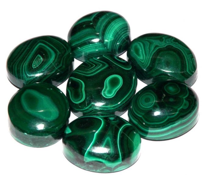 מלכית Malachite מלוטש לשיבוץ במשקל: 33 קרט יחידה