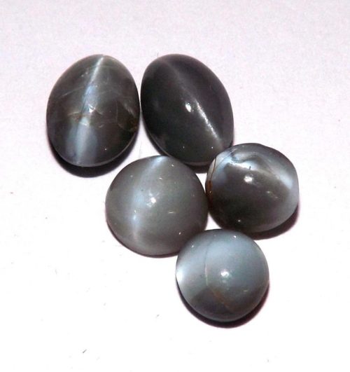 עין החתול קריסובריל Cat’s-eye Chrysoberyl אפרפר במשקל: 0.8 קרט