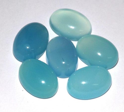 קלצידוני אקווה Chalcedony מלוטש לשיבוץ (אפריקה) במשקל: 6.6 קרט יחידה