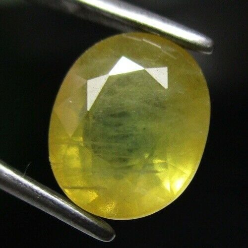 ספיר Sapphire צהוב מלוטש לשיבוץ משקל: 1.48 קרט (תאילנד) במידה: 4*5*7 מ"מ
