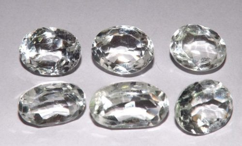 קוורץ קריסטל Quartz-crystal משקל: 36.25 קרט 6 יחידות