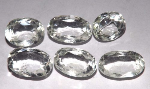 קוורץ קריסטל Quartz-crystal משקל: 37.95 קרט 6 יחידות