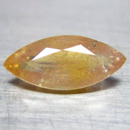 ספיר צהוב כתום Sapphire מלוטש לשיבוץ ליטוש מרקיזה אפריקה במשקל: 1.87 קרט