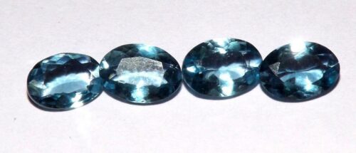 טופז Topaz כחול מלוטש לשיבוץ - אפריקה 4 יחידות במשקל: 3.15 קרט