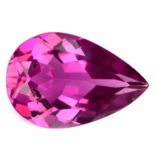 טורמלין Tourmaline ורוד מלוטש לשיבוץ - מוזמביק ניקיון: VS במשקל: 1.24 קרט