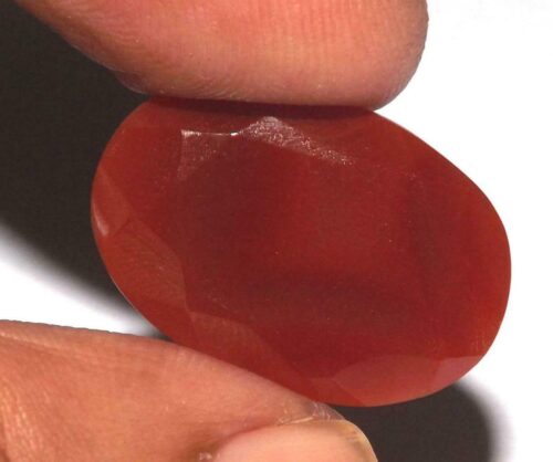 קרנליאן Carnelian מלוטש לשיבוץ - אפריקה במשקל: 13.50 קרט