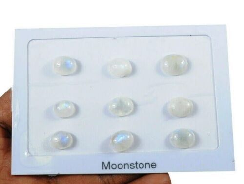 מונסטון ריינבואו Moonstone מלוטש לשיבוץ מידה: 12 - 10 מ"מ