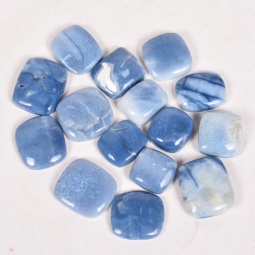אופל כחול Opal מלוטש לשיבוץ מידה: 18-23 מ"מ במשקל: 23.3 קרט