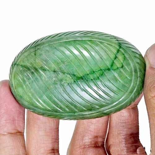 אמרלד אזמרגד ברקת Emerald מלוטש גדול + תעודה מידה: 21*39*62 מ"מ במשקל: 400 קרט
