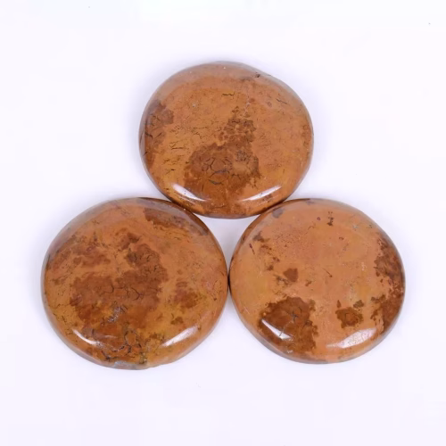 ג'ספר זהוב חום Jasper מלוטש לשיבוץ במשקל: 90 קרט מידה: 36-38 מ"מ