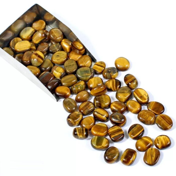 טייגר אי זהב Tiger-eye מלוטש לשיבוץ משקל: 3.50 קרט