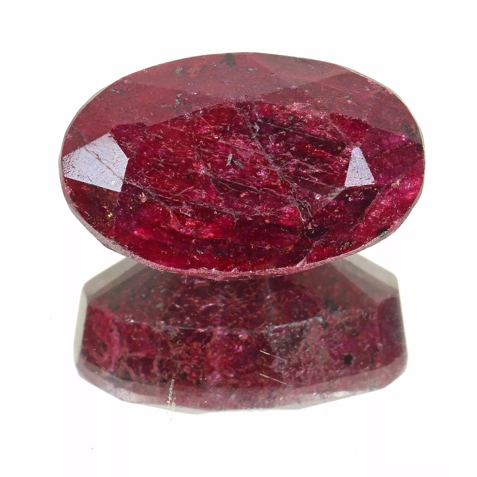 רובי אודם Ruby מלוטש לשיבוץ מידה: 35 x 22 x 20 מ"מ במשקל: 164.90 קרט