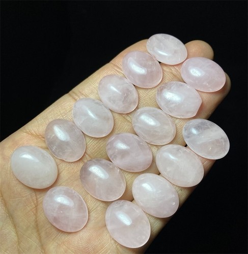 רוז קוורץ Rose-quartz מלוטש לשיבוץ ליטוש אובל במשקל: כ 5 גרם